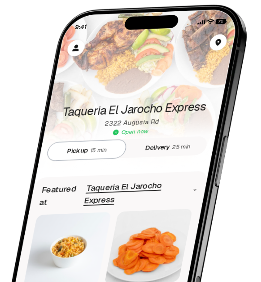 Taqueria El Jarocho Express app preview